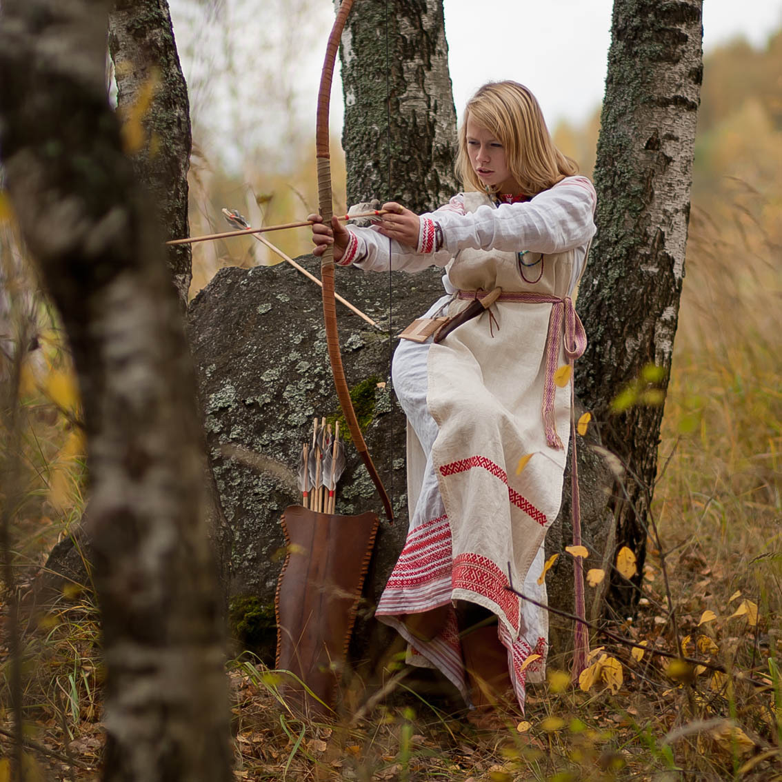 Sexy photo Girls in Slavic costumes in Nouakchott